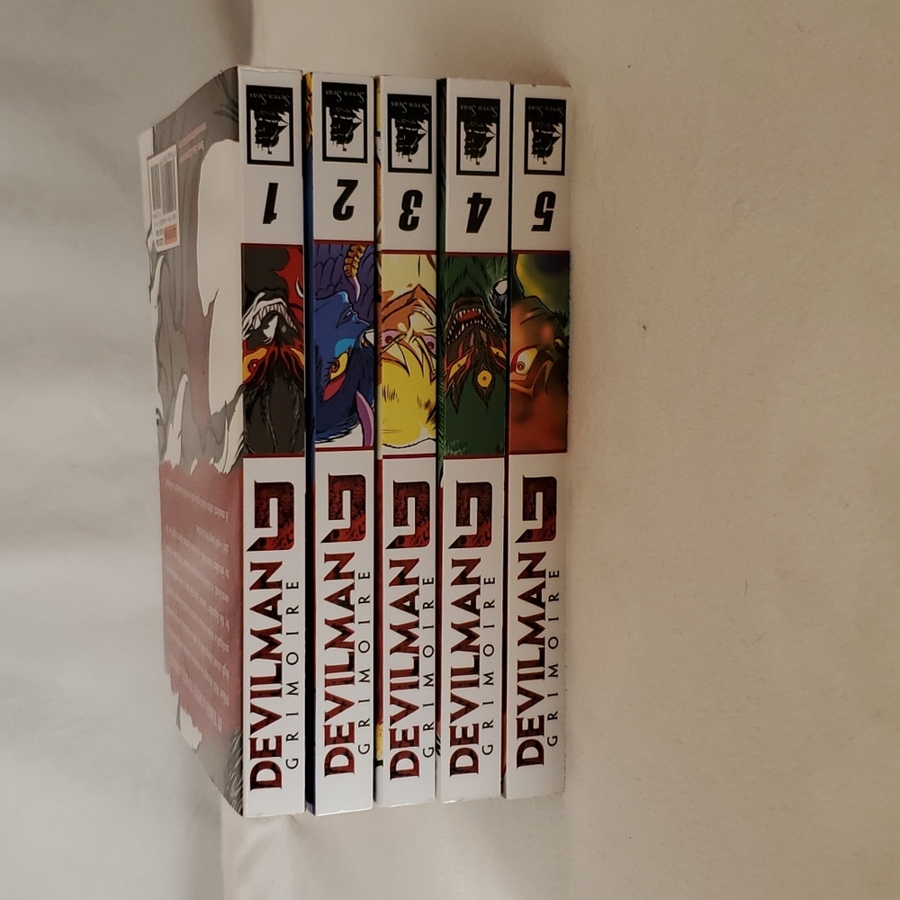 Devilman Grimoire Anime Paperback Volume 1-5